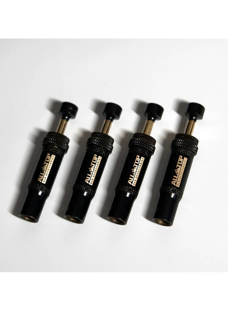 Adjustable Auto-Stop Tire Deflator Valve Kit, 10-30 PSI Air Down Tool Offroad Accessories, 4 Pcs - Image 2