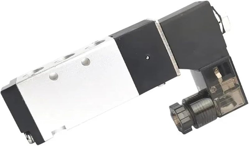 4V110 06 2 Position 5 Way Electronic Pneumatic Solenoid Valve DC12V with 8mm Fittings - Image 5