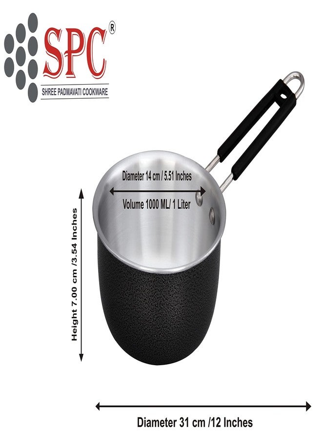 SPC Power Coating Sauce Pan,Thickness 3.25mm, Diameter 14 Cm (1.00 LTR) - Image 2