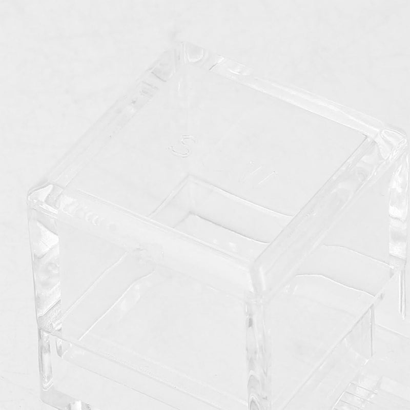 KALLORY Acrylic Ant and Lizard Water Feeder Bowls Set, Micro Water Dish for Reptile Tanks and Ant Habitats, Plastic Drinking Dispensers for Small Pets - Image 3