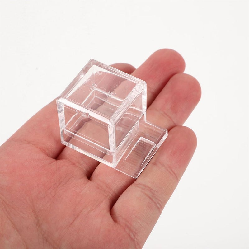 KALLORY Acrylic Ant and Lizard Water Feeder Bowls Set, Micro Water Dish for Reptile Tanks and Ant Habitats, Plastic Drinking Dispensers for Small Pets - Image 4