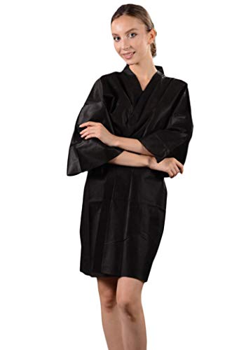 LIFESOFT Disposable Salon Robe Smock Wrap 15 Count One Size - Image 5