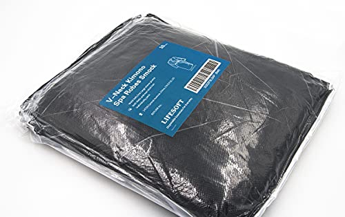 LIFESOFT Disposable Salon Robe Smock Wrap 15 Count One Size - Image 4