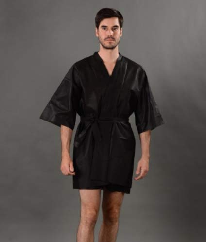 LIFESOFT Disposable Salon Robe Smock Wrap 15 Count One Size - Image 3