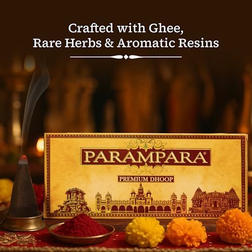 Cycle Pure Parampara Premium Dhoop for Puja, Pack of 3 | Long Lasting Natural & Guggul Fragrance | Wet Dhoop Batti for Havans, Festivals & Other Rituals | Made with Pure Ghee - Image 3