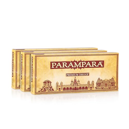 Cycle Pure Parampara Premium Dhoop for Puja, Pack of 3 | Long Lasting Natural & Guggul Fragrance | Wet Dhoop Batti for Havans, Festivals & Other Rituals | Made with Pure Ghee - Image 1