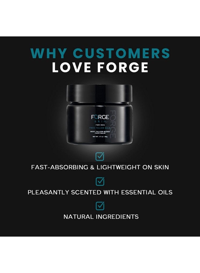 Forge Skin بلسم تالو لجلد الرجال من فورج سكين | تالو لجلد الوجه كريم العناية بالبشرة للرجال مرطب الوجه للرجال - Image 4