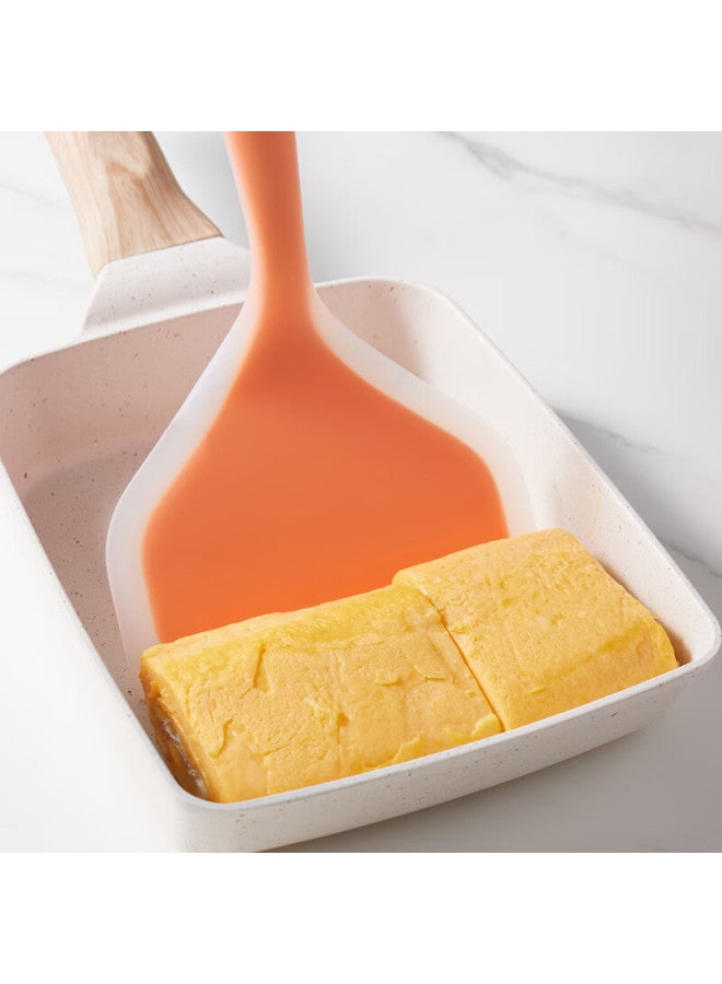 Bai Jie Baijie Silicone Spatula, Non-stick Pan Specific Spatula, Kitchen Utensil, Cooking Spatula, Flat Bottom Pan, Frying Pan, Tamagoyaki Spatula, Pancake Tool - Image 3