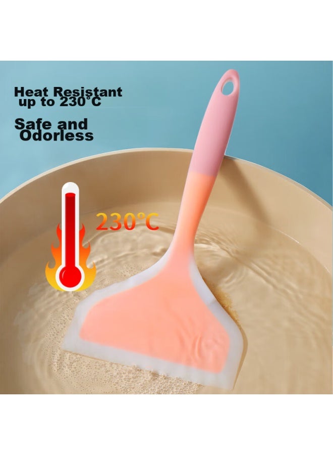 Bai Jie Baijie Silicone Spatula, Non-stick Pan Specific Spatula, Kitchen Utensil, Cooking Spatula, Flat Bottom Pan, Frying Pan, Tamagoyaki Spatula, Pancake Tool - Image 2