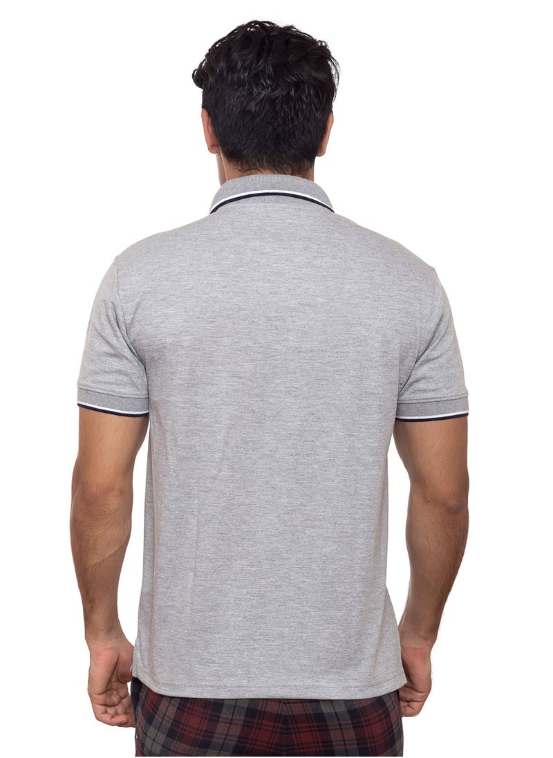 SANTHOME Men's Dry n Cool Polo Shirt for Office Gym Daily Use Comfort Wear  - Image 4