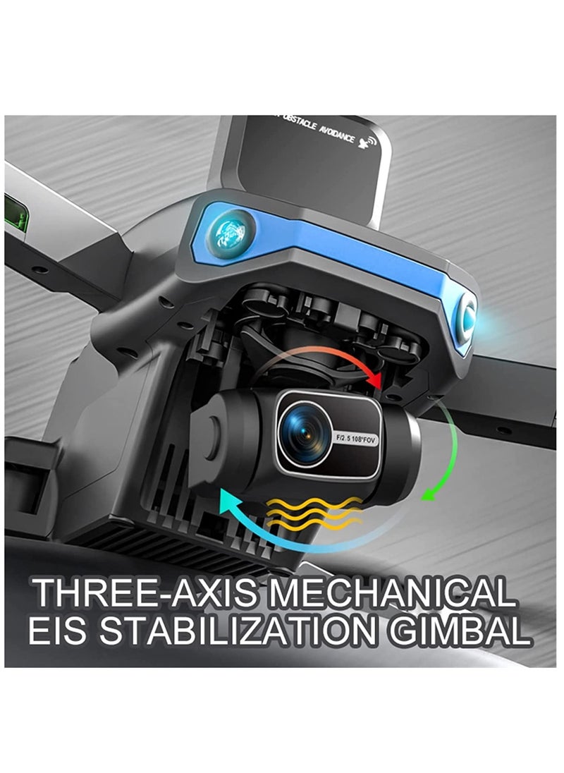AROAQ - Black AE3 Pro Max Drone 8K HD Dual Camera 5G WIFI GPS FPV 360° Obstacle Avoidance Brushless Motor Drone With 2 Battery - Image 1