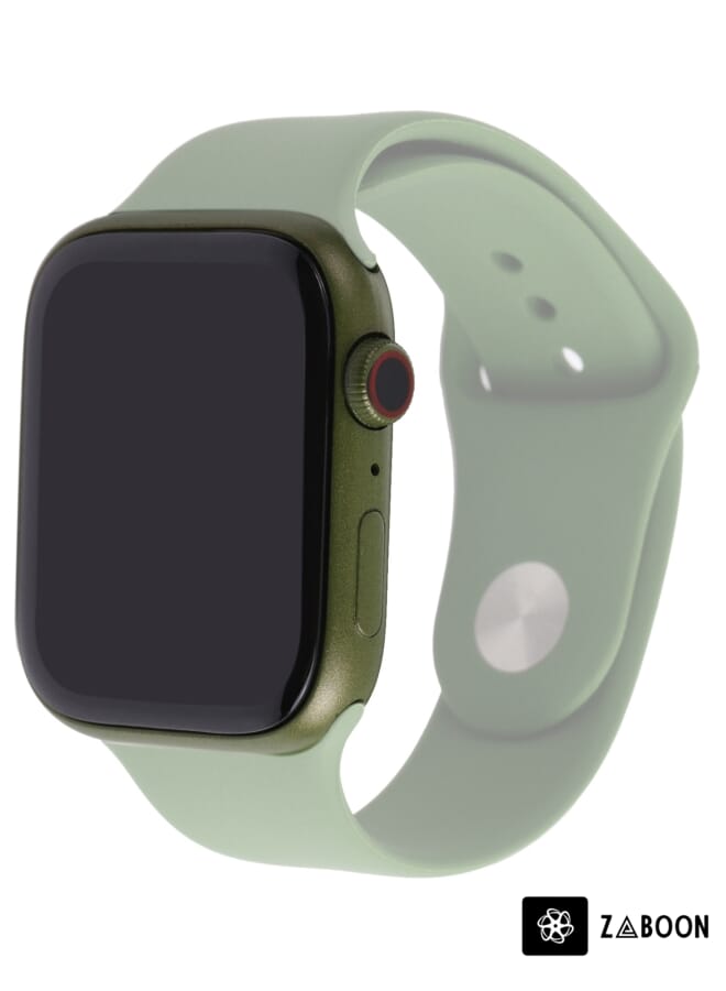 Zaboon ساعة آبل سيريس 7 45 مم شاشة سوداء نموذج مزيف غير عامل عرض دمية، حزام ساعة للتصوير، بدون حزام ساعة - Image 1