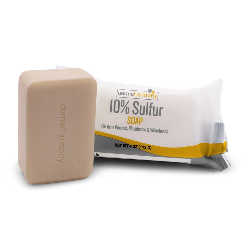 Dermaharmony 10% Sulfur Acne Bar Soap (4 oz) - Image 2
