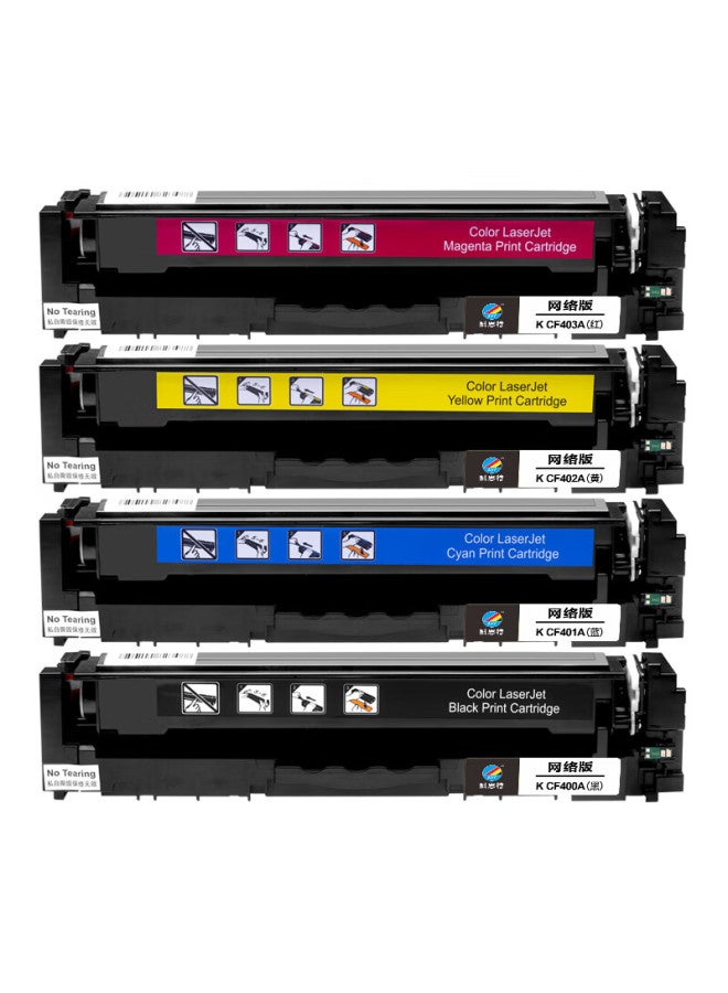 Kst K Cf403a Toner Cartridge For Hp Printers M252n M252dw M274n M277dw M277n, Red, Network Version, 1330 Pages - Image 3