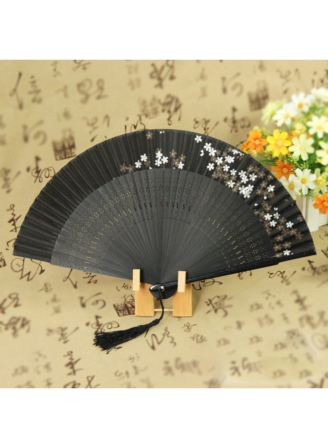 Loquat Chinese Hundred Folding Silks Fan - Image 4