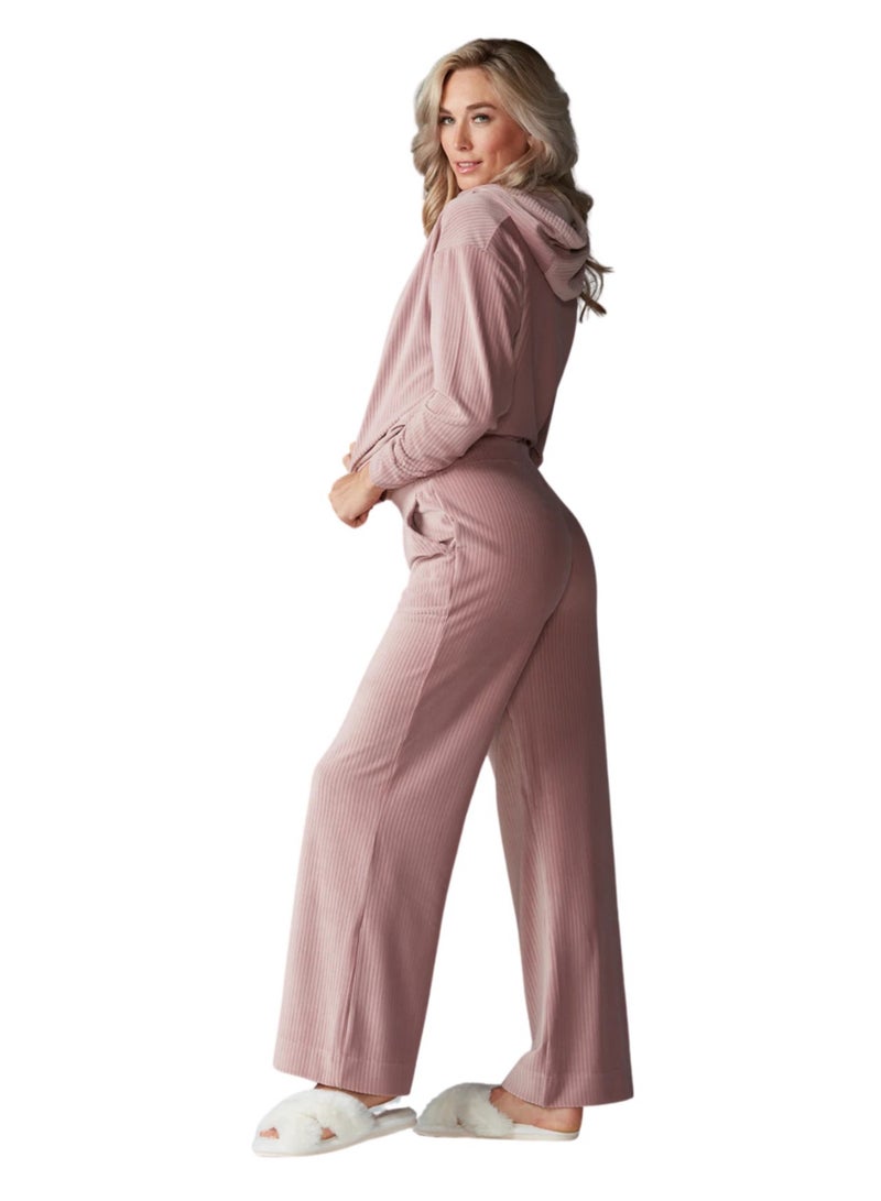 TAVI WIDE LEG BRUSHED RIB PANT PRIMROSE LARGE - Image 3