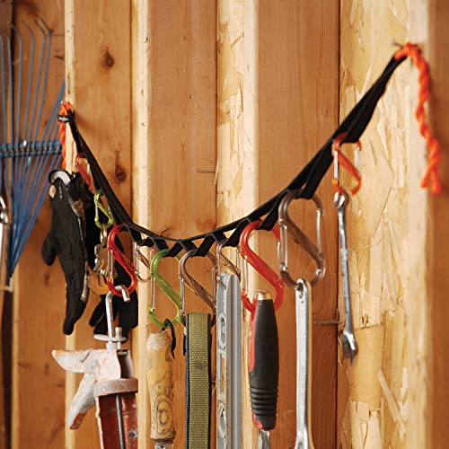 Nite Ize GearLine Hanging Organization System - Gear Ties for Camping, Hiking & Outdoor Activities - Webbing Line with S-Biner Clips & Bendable Gear Ties - Camping Gear Organization - Multicolor - Image 5