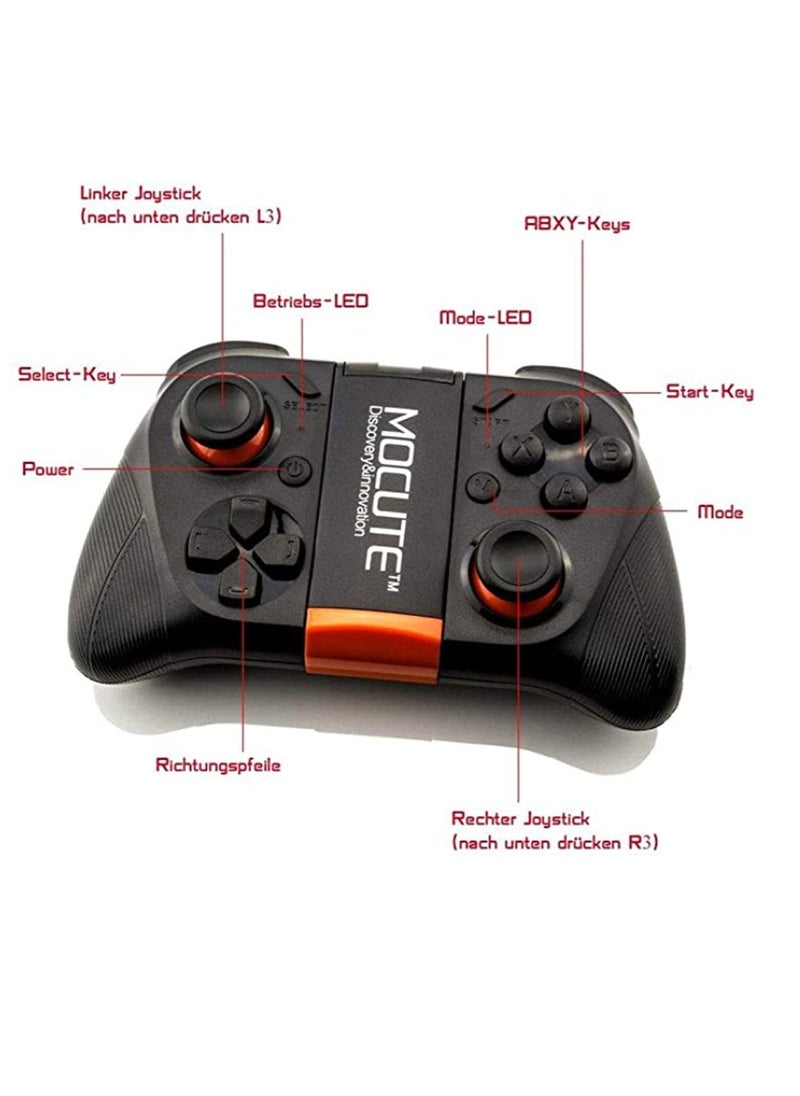 Mocute 050 Bluetooth Joysticks Wireless Game Controller for Android Smartphone and TV Box