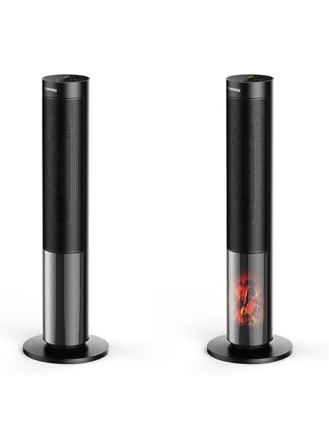 تورنيدو دفاية تورنيدو سيراميك 2000 وات ريموت 16 متر لون أسود TPH-2000DF - Image 3