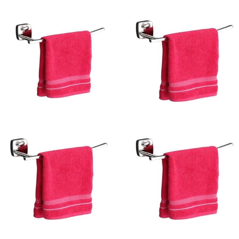Kaashvini Kaashvini Royal Napkin Ring Stainless Steel Towel RingNapkin HolderBathroom AccessoriesWashbasinsHomeKitchen Pack of 4 