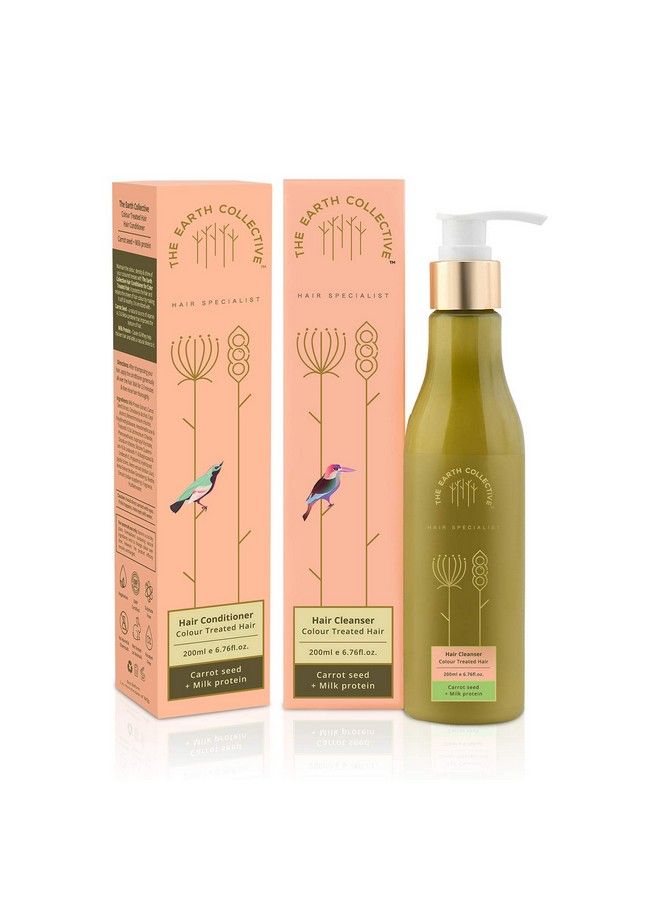 Combo Pack For Colour Treated Hair Shampoo And Conditioner (200Ml Each) Maintain Colour And Shine Of Your Coloured Hair