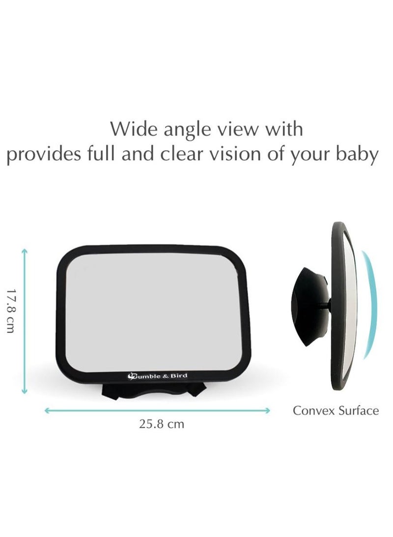 Bumble & Bird - Back Seat Car Mirror - Black - Image 2