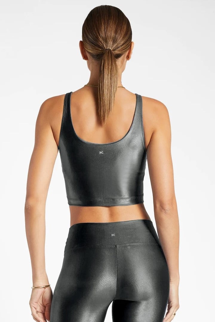 Koral Korra Infinity Crop Top,  A583S04-M-Gry - Image 3