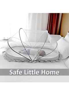SUNBEET SUNBEET Foldable Baby Mosquito Net Bottomless Net for Infants for Safe Easy Use Ensures Your Babys Safe Sleep 135 x 65 x 65cms for Babies Toddlers  - Image 2