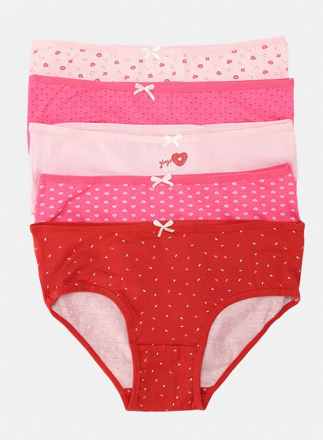 Carina Pack of 5 Colored Brief Panties - Image 1