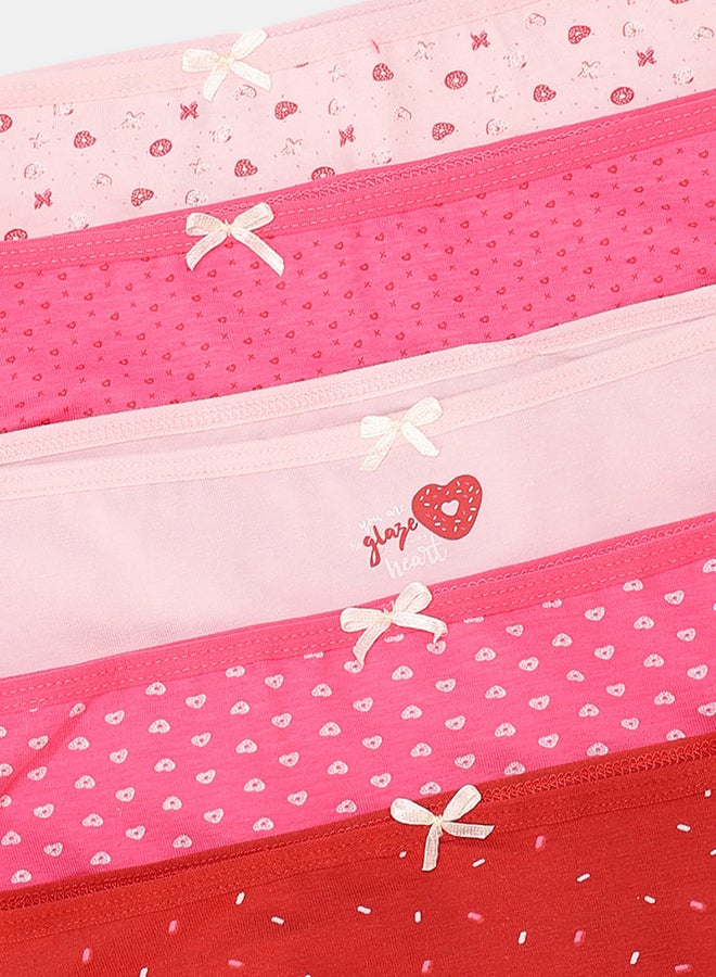 Carina Pack of 5 Colored Brief Panties - Image 3