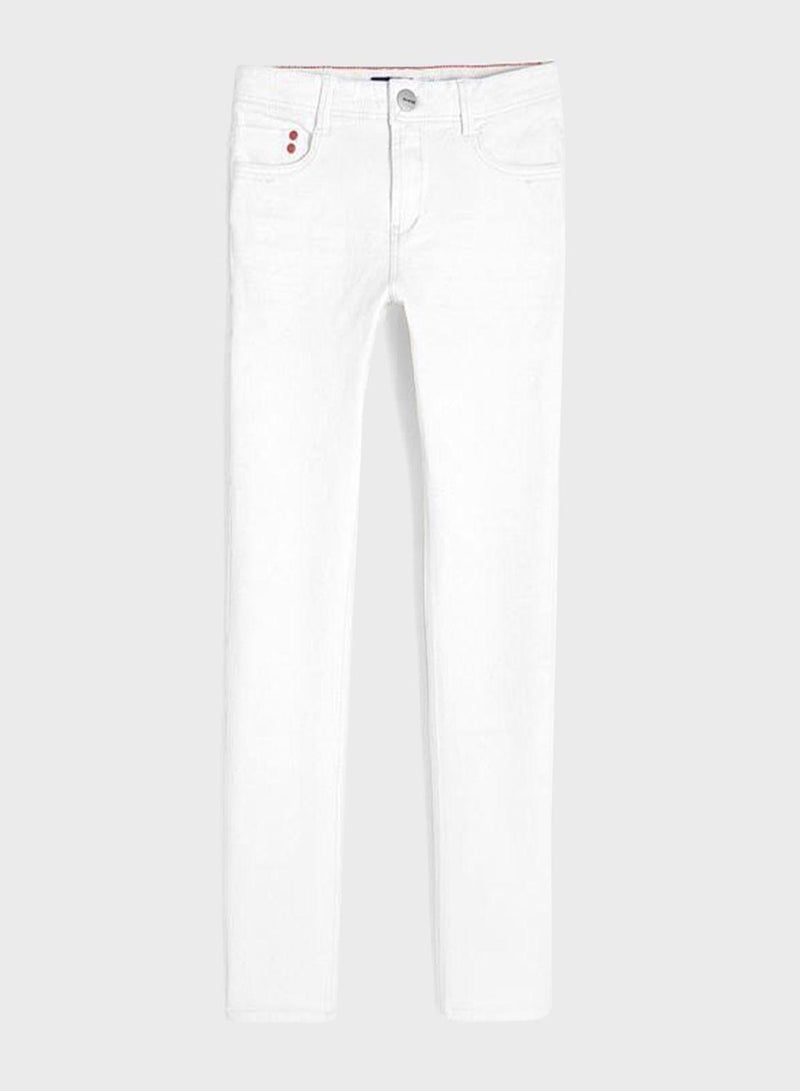 Okaidi Obaibi Okaidi Slim Fit Pants In Bi-Stretch Canvas