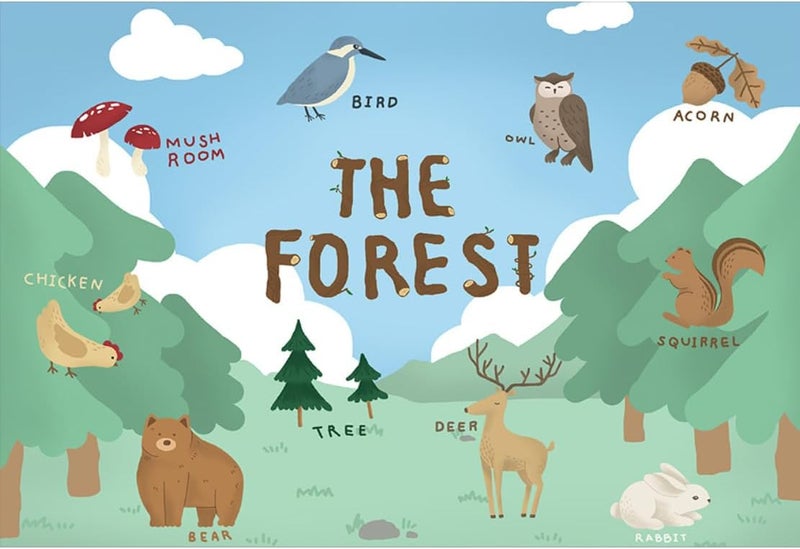 bebedeco Magnet Car Sun Shade Curtain for Side Window for Baby Kids Children - Sunshade Protector Sun Blocker Blind (The Forest Season2) - Image 3
