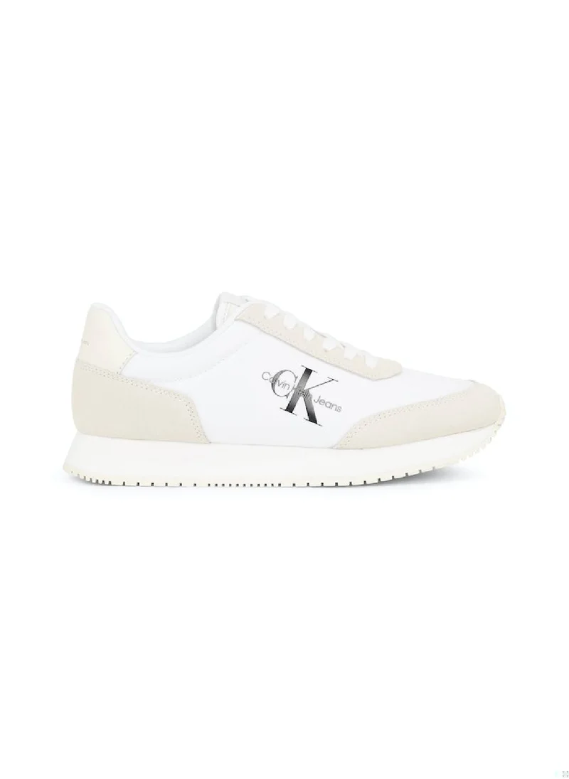 Calvin Klein Jeans Women's Trainers - Recycled polyester upper , White