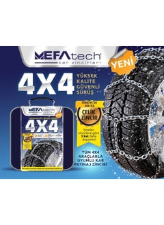 Mefa Tech 4X4 Snow Chain Extra 1600 No for Jeeps and Minibuses 