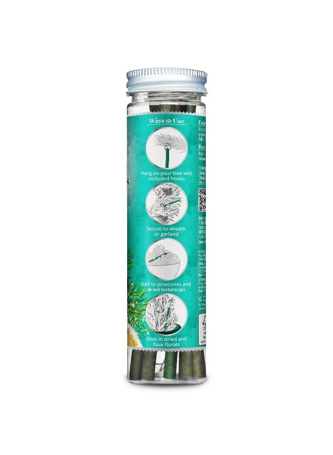 Scentsicles O Christmas Tree Scented Christmas Ornaments with Hooks - 3 Bottles (18 Sticks Total) - Image 3