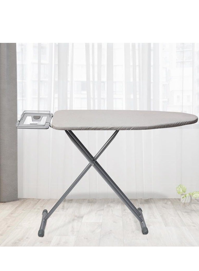 MarlaMall Ironing Board 110x33cm, Folding Ironing Stand with Jumbo Iron Rest, Heavy Sturdy Metal Frame Legs Iron Stand, Ironing Board Adjustable Height for Home Laundry Room or Dorm Use - Image 1