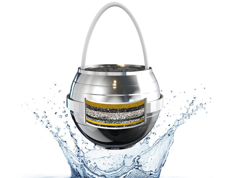 SHLLKTTRY Bathtub Water Filter For Tub With Overflow 2 500 Gallons Of Filtration 8 Stages Bath Filter Remove Contaminants Chlorineand Fluoride Hardwater Softener Bpa Free(Upgrade Version) Chrome - Image 1
