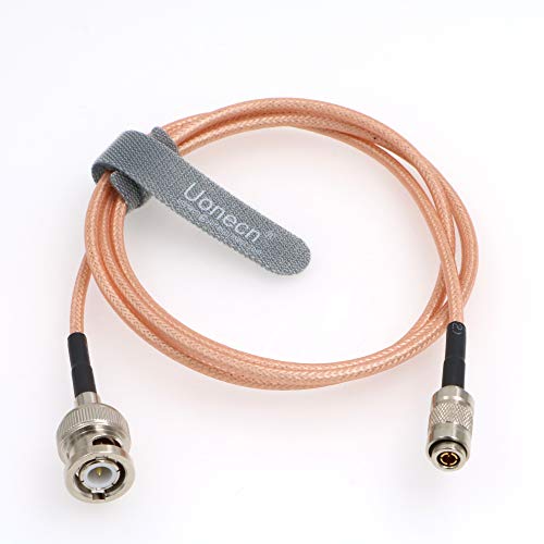 Uonecn HD SDI Coaxial Video Cable RG179 BNC to Mini BNC DIN 1.0/2.3 75ohm RF Cable for Blackmagic HyperDeck Shuttle 1 Meter - Image 1