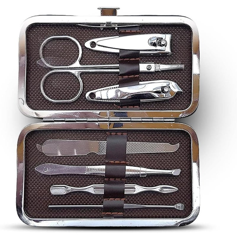Generic ShaRu Enterprises 7in1 Manicure Kit with Case For Men and Women Pack of 1  - Image 4