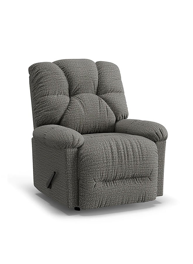Romulus Recliner Chair – Comfortable Rocking Motion, 1-Year Warranty – Grey Color