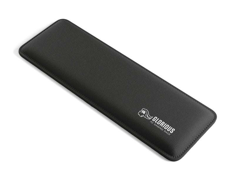 Glorious Gaming Wrist Pad/Rest - Compact - Mechanical Keyboards, Stitched Edges, Ergonomic | 12x4 inches/ (0.7in/17mm) Thickness (GSW-75) Black - Image 1