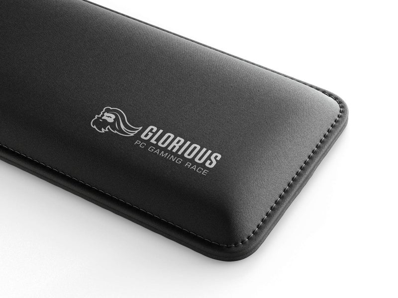 Glorious Gaming Wrist Pad/Rest - Compact - Mechanical Keyboards, Stitched Edges, Ergonomic | 12x4 inches/ (0.7in/17mm) Thickness (GSW-75) Black - Image 3