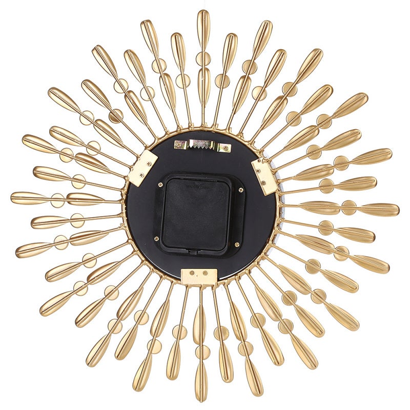 Silent Wall Clock: Gold Compact Size - Minimalist Design Modern Clock for Home Interiors & Wall Spaces - Image 4