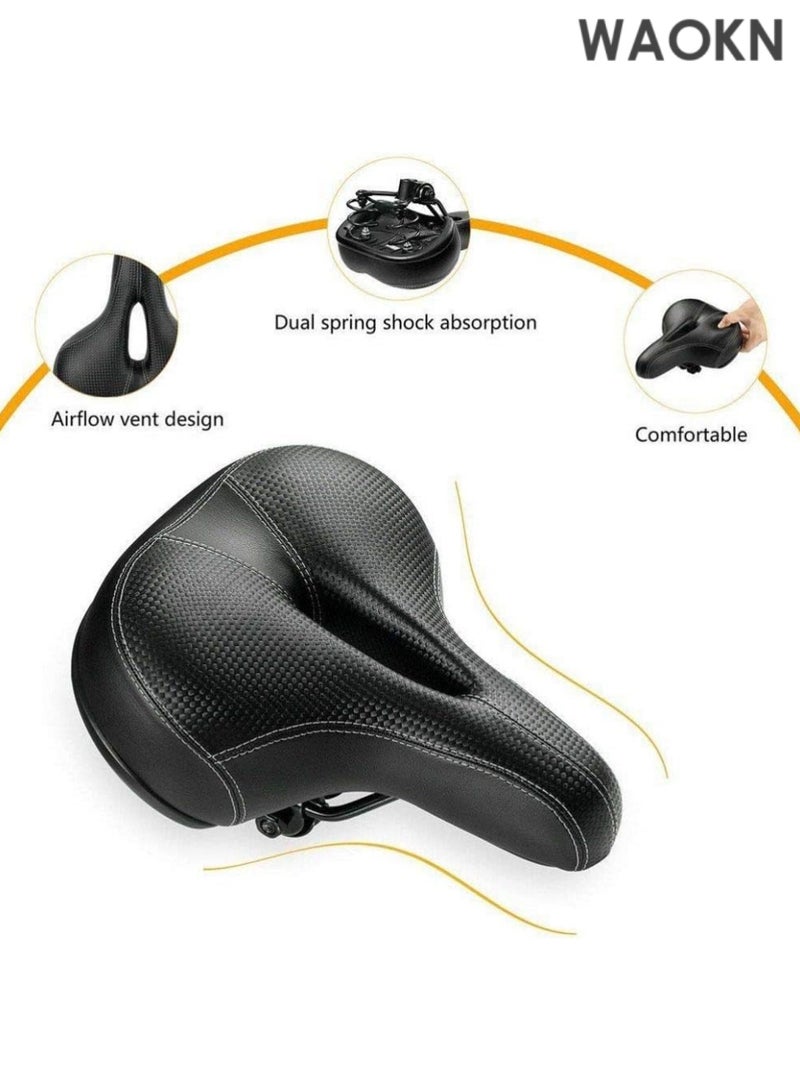 WAOKN Cycle Bike Seats for Men Comfort Comfortable Road Bike Seat Comfort Bike Seats for Men Soft Cushion Bicicletas para Hombres Most Comfortable Bike Seat Men and Women Saddle Riding - Image 2