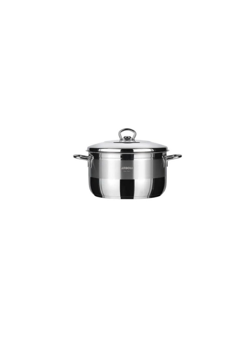 AMBOSS - Sapphire bowl with a depth of 34 cm - steel lid made in Turkey - Image 1
