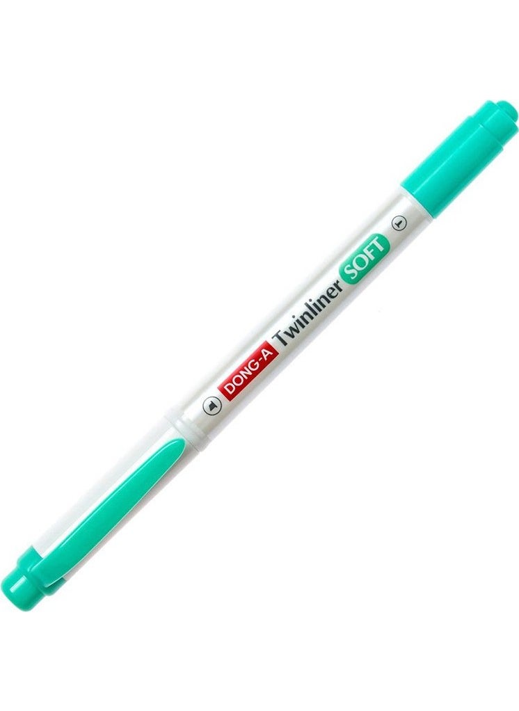 Dong-A - Twinliner Soft Highlighter Pencil Water Green No:55 - Image 1