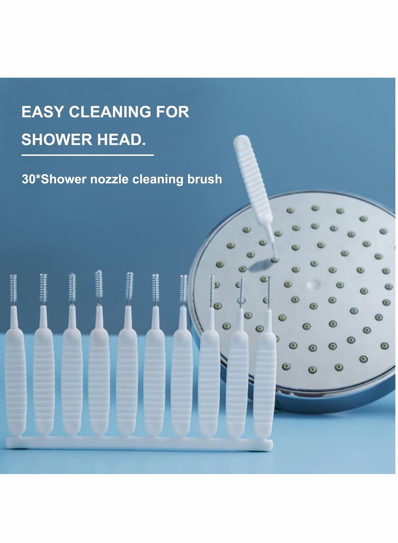 KASTWAVE Shower Nozzle Cleaning Brush,Anti-Clogging Nylon Cleaning Brush Gap Hole Cleaning Brush for Bathroom Shower Cleaning Tool Household Accessories-30PCS - Image 3