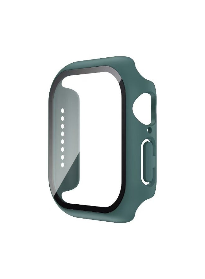 حالة واقية متوافقة مع Apple Watch SE 3/SE 2/SE 44mm مع غشاء حماية شاشة مقاوم للخدش لسلسلة iWatch 6/5/4 44mm مع حماية كاملة من PC الصلب وغطاء شاشة عالي الدقة حساس للمس - Image 1