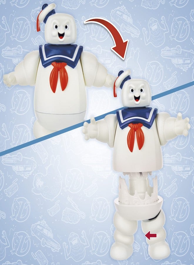 Ghostbusters Fright Feature Stay Puft Marshmallow Man Ghost Figure with Fright Feature, Toys for Kids Ages 4 and Up - Image 5