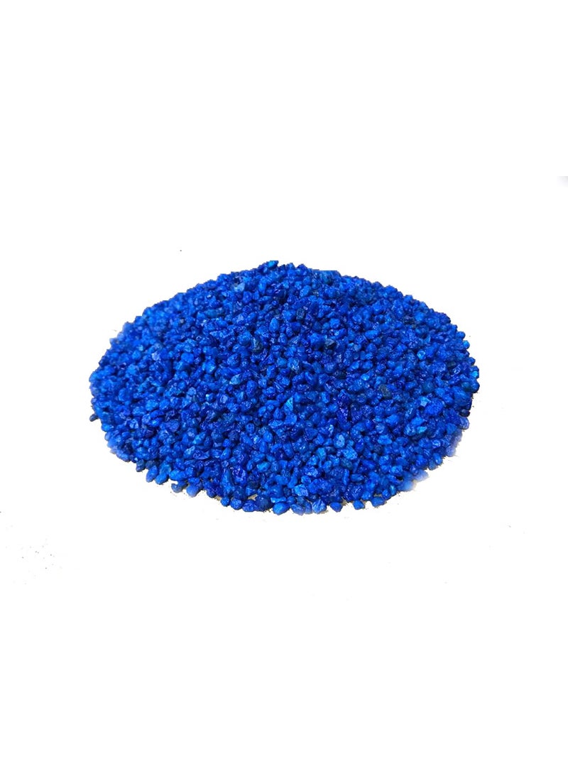 Aqua Wash Aqua Wash Silica Asias Decorative Sand Multicolor Coarser Gravel Size Sand Colored Sand for Leisure Creation Indoor Outdoor Theme Fun Play 900gram 24 mm Blue  - Image 2